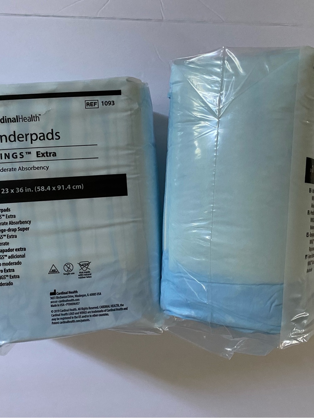 2 packs Cardinal Health Underpads